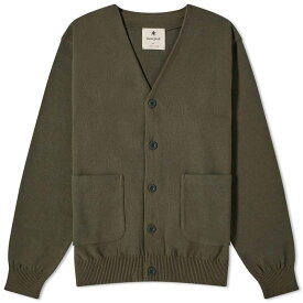 【送料無料】 スノーピーク メンズ ニット・セーター カーディガン アウター Snow Peak Co/Pe Knit Cardigan Olive