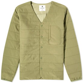 【送料無料】 スノーピーク メンズ ニット・セーター カーディガン アウター Snow Peak Flexible Insulated Cardigan Olive