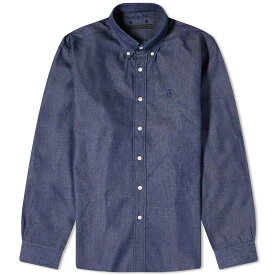 【送料無料】 ソフネット メンズ シャツ トップス SOPHNET. Scorpion B.D Shirt Indigo