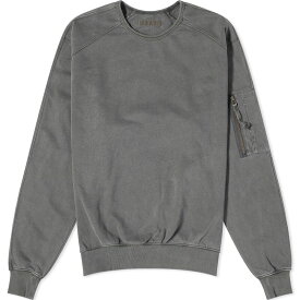 【送料無料】 フリズムワークス メンズ パーカー・スウェット アウター FrizmWORKS Pigment Dyed MIL Sweatshirt Charcoal