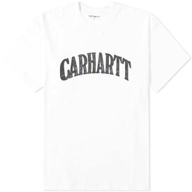 【送料無料】 カーハート メンズ Tシャツ トップス Carhartt WIP Paisley Script T-Shirt White