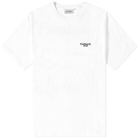 【送料無料】 カーハート メンズ Tシャツ トップス Carhartt WIP Paisley T-Shirt White & Black