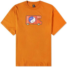 【送料無料】 ブレインデッド メンズ Tシャツ トップス Brain Dead Space Time T-Shirt Nutmeg