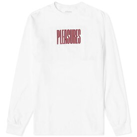 【送料無料】 プレジャーズ メンズ Tシャツ トップス Pleasures Master Long Sleeve T-Shirt White