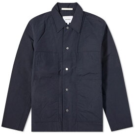 【送料無料】 ノースプロジェクト メンズ ジャケット・ブルゾン アウター Norse Projects Pelle Waxed Nylon Insulated Jacket Dark Navy