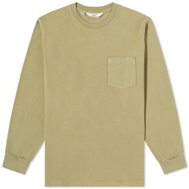 【送料無料】 バテンウェア メンズ Tシャツ トップス Battenwear Long Sleeve Pocket T-Shirt Olive