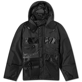 【送料無料】 ジュンヤ ワタナベ メンズ ジャケット・ブルゾン アウター Junya Watanabe MAN Nylon Ripstor Hooded Jacket Black