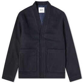 【送料無料】 NN07 メンズ ジャケット・ブルゾン アウター NN07 Yuki Kimono Jacket Navy