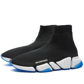 【送料無料】 バレンシアガ メンズ スニーカー シューズ Balenciaga Speed 2.0 Clearsole Sneaker Black & White