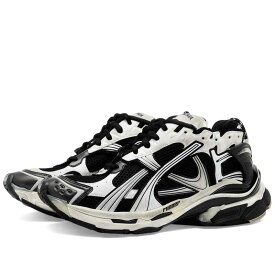 【送料無料】 バレンシアガ メンズ スニーカー シューズ Balenciaga Runner Sneaker White & Black