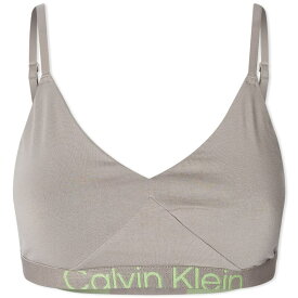 【送料無料】 カルバンクライン レディース ブラジャー アンダーウェア Calvin Klein CK Unlined Bralette Satellite & Green Flash