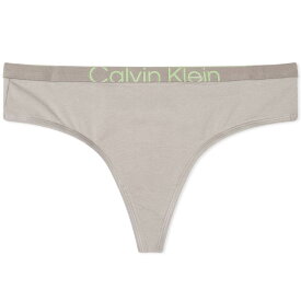 【送料無料】 カルバンクライン レディース パンツ アンダーウェア Calvin Klein CK Thong Satellite & Green Flash