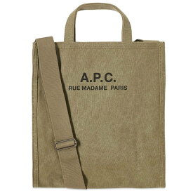 【送料無料】 アーペーセー メンズ トートバッグ バッグ A.P.C. Recuperation Heavy Canvas Tote Bag Khaki