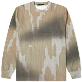 【送料無料】 スタンプド メンズ Tシャツ トップス STAMPD Long Sleeve Ikat Camo Sublimated T-Shirt Ikat Camo