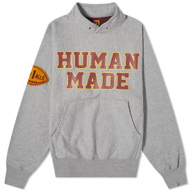 【送料無料】 ヒューマンメイド メンズ パーカー・スウェット アウター Human Made Stand Collar Sweat Grey