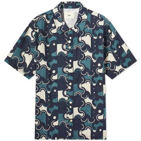 【送料無料】 フォーク メンズ シャツ トップス Folk Gabe Vacation Shirt Coil Print