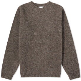 【送料無料】 ノースプロジェクト メンズ ニット・セーター アウター Norse Projects Birnir Brushed Lambswool Crew Jumper Warm Grey