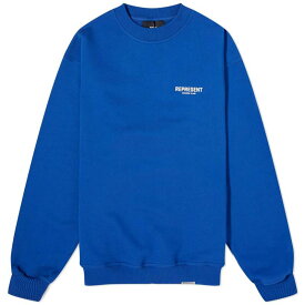 【送料無料】 リプレゼント メンズ パーカー・スウェット アウター Represent Owners Club Sweatshirt Cobalt Blue