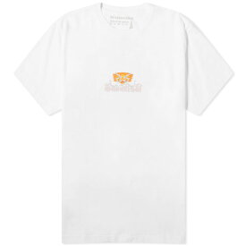 【送料無料】 マハリシ メンズ Tシャツ トップス Maharishi Tashi Mannox Abundance Circle T-Shirt White