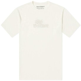 【送料無料】 マハリシ メンズ Tシャツ トップス Maharishi 30th Anniversary Dragon Embroided T-Shirt Ecru