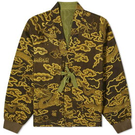 【送料無料】 マハリシ メンズ シャツ トップス Maharishi 30th Anniversary Reversible Kimono Olive