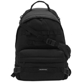 【送料無料】 バレンシアガ メンズ バックパック・リュックサック バッグ Balenciaga Army Backpack Black