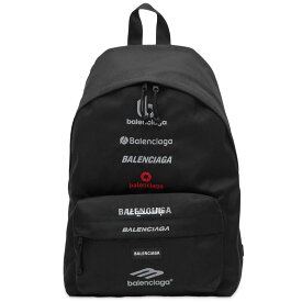 【送料無料】 バレンシアガ メンズ バックパック・リュックサック バッグ Balenciaga Explorer Backpack Black