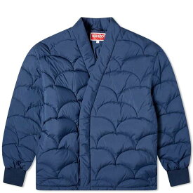 【送料無料】 ケンゾー メンズ ジャケット・ブルゾン ダウンジャケット アウター Kenzo Kimono Down Jacket Midnight Blue