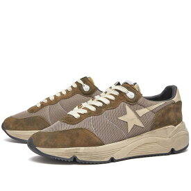 【送料無料】 ゴールデングース メンズ スニーカー シューズ Golden Goose Running Sole Sneaker Olive Green & Cream