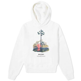 【送料無料】 パーム・エンジェルス メンズ パーカー・スウェット フーディー アウター Palm Angels Douby Popover Hoodie Off White