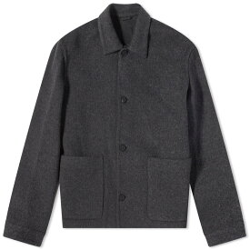 【送料無料】 ジバンシー メンズ ジャケット・ブルゾン アウター Givenchy Double Face Wool Jacket Dark Grey