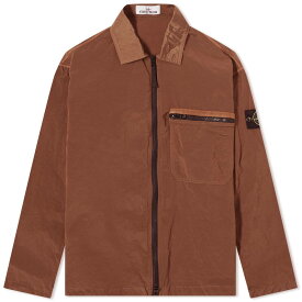 【送料無料】 ストーンアイランド メンズ ジャケット・ブルゾン アウター Stone Island Nylon Metal Shirt Jacket Rust