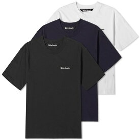 【送料無料】 パーム・エンジェルス メンズ Tシャツ トップス Palm Angels Classic Logo T-Shirt - 3 Pack Multi