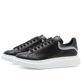 【送料無料】 アレキサンダー・マックイーン メンズ スニーカー シューズ Alexander McQueen Degrade Heel Oversized Sneaker Black & Silver