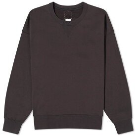 【送料無料】 ビズビム メンズ パーカー・スウェット アウター Visvim Ulitmate Jumbo Sweat Black