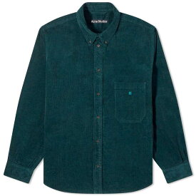 【送料無料】 アクネ ストゥディオズ メンズ ジャケット・ブルゾン アウター Acne Studios Oday Corduroy Shirt Jacket Night Green