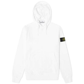 【送料無料】 ストーンアイランド メンズ パーカー・スウェット フーディー アウター Stone Island Garment Dyed Popover Hoodie White