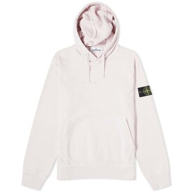 【送料無料】 ストーンアイランド メンズ パーカー・スウェット フーディー アウター Stone Island Garment Dyed Popover Hoodie Pink