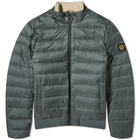 【送料無料】 ベルスタッフ メンズ ジャケット・ブルゾン ダウンジャケット アウター Belstaff Circuit Down Jacket Dark Mineral Green & Shell