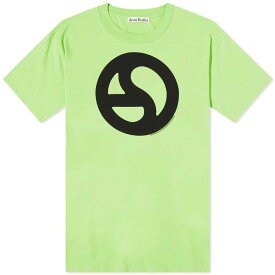 【送料無料】 アクネ ストゥディオズ メンズ Tシャツ トップス Acne Studios Everest Logogram T-Shirt Sharp Green