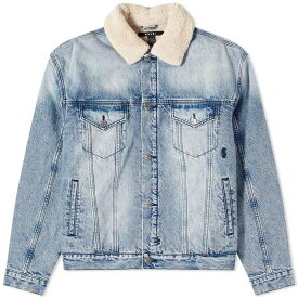 【送料無料】 スビ メンズ ジャケット・ブルゾン アウター Ksubi Oh G Sherpa Denim Jacket Denim