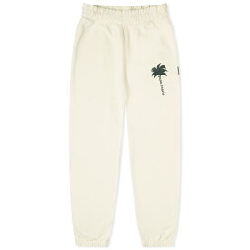 【送料無料】 パーム・エンジェルス メンズ カジュアルパンツ ボトムス Palm Angels Logo Sweatpants Off White