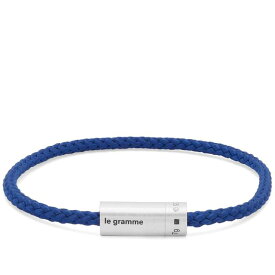 【送料無料】 ルグラム メンズ ブレスレット・バングル・アンクレット アクセサリー Le Gramme Nato Cable Bracelet Silver & Royal Blue