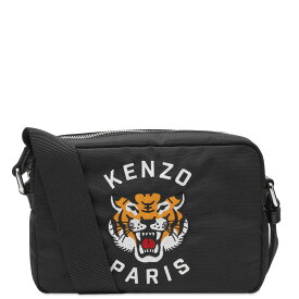 【送料無料】 ケンゾー メンズ ショルダーバッグ バッグ Kenzo Tiger Cross Body Bag Black