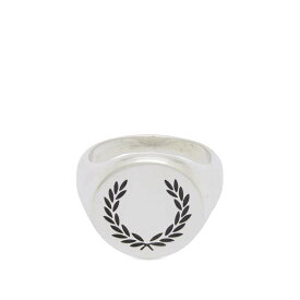 【送料無料】 フレッドペリー メンズ リング アクセサリー Fred Perry Laurel Wreath Signet Ring Silver