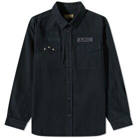 【送料無料】 アーペーセー メンズ シャツ トップス A.P.C. x Jean Touitou Mainline Overshirt Marine