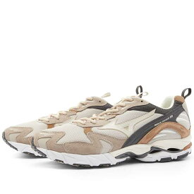 【送料無料】 ミズノ メンズ スニーカー シューズ Mizuno Wave Rider 10 Premium Silver Cloud Snow White & Tigers Eye