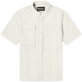 【送料無料】 バブアー メンズ シャツ トップス Barbour Lisle Safari Short Sleeve Shirt Mist