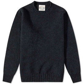 【送料無料】 ジャミーソンズオブシェトランド メンズ ニット・セーター アウター Jamieson's of Shetland Crew Knit Cosmos