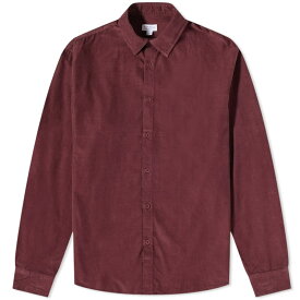 【送料無料】 サンスペル メンズ シャツ トップス Sunspel Corduroy Button Down Shirt Port